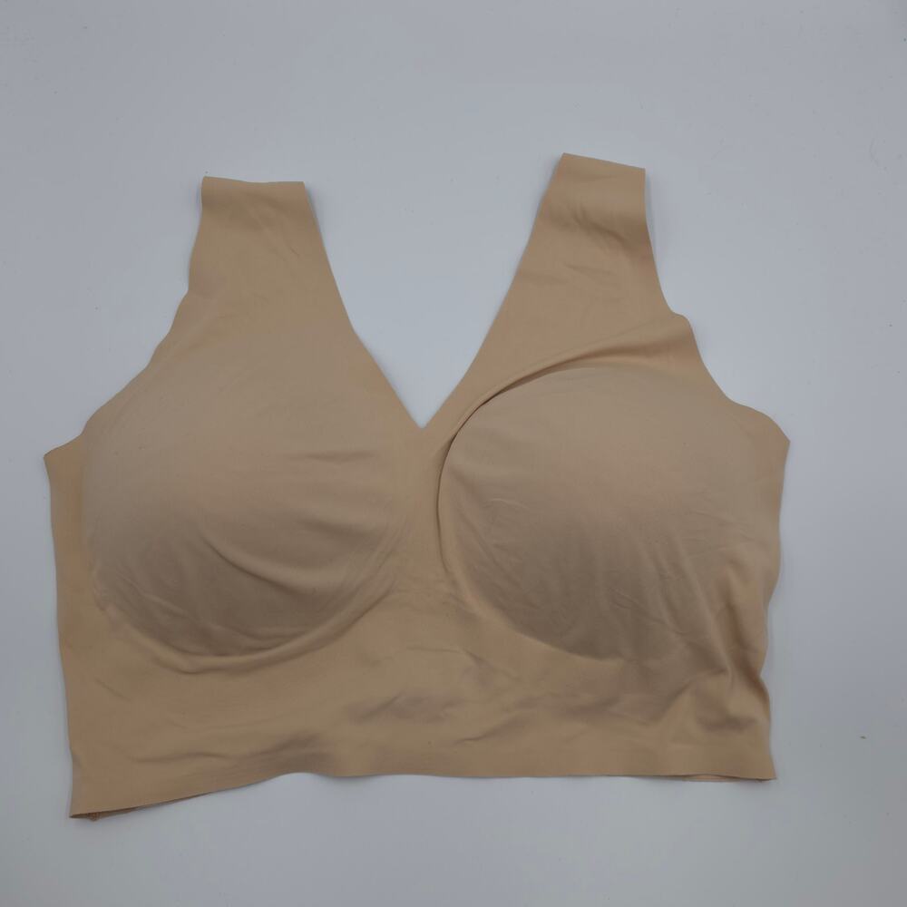 True & Co. True Everybody Women's V-Neck Bra in Nude Size 1X